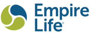 Empire Life logo with blue and green abstract design.