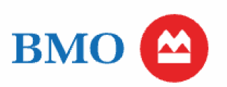BMO logo with red circle and stylized white crown.