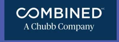 Combined logo with text "A Chubb Company" on blue background.